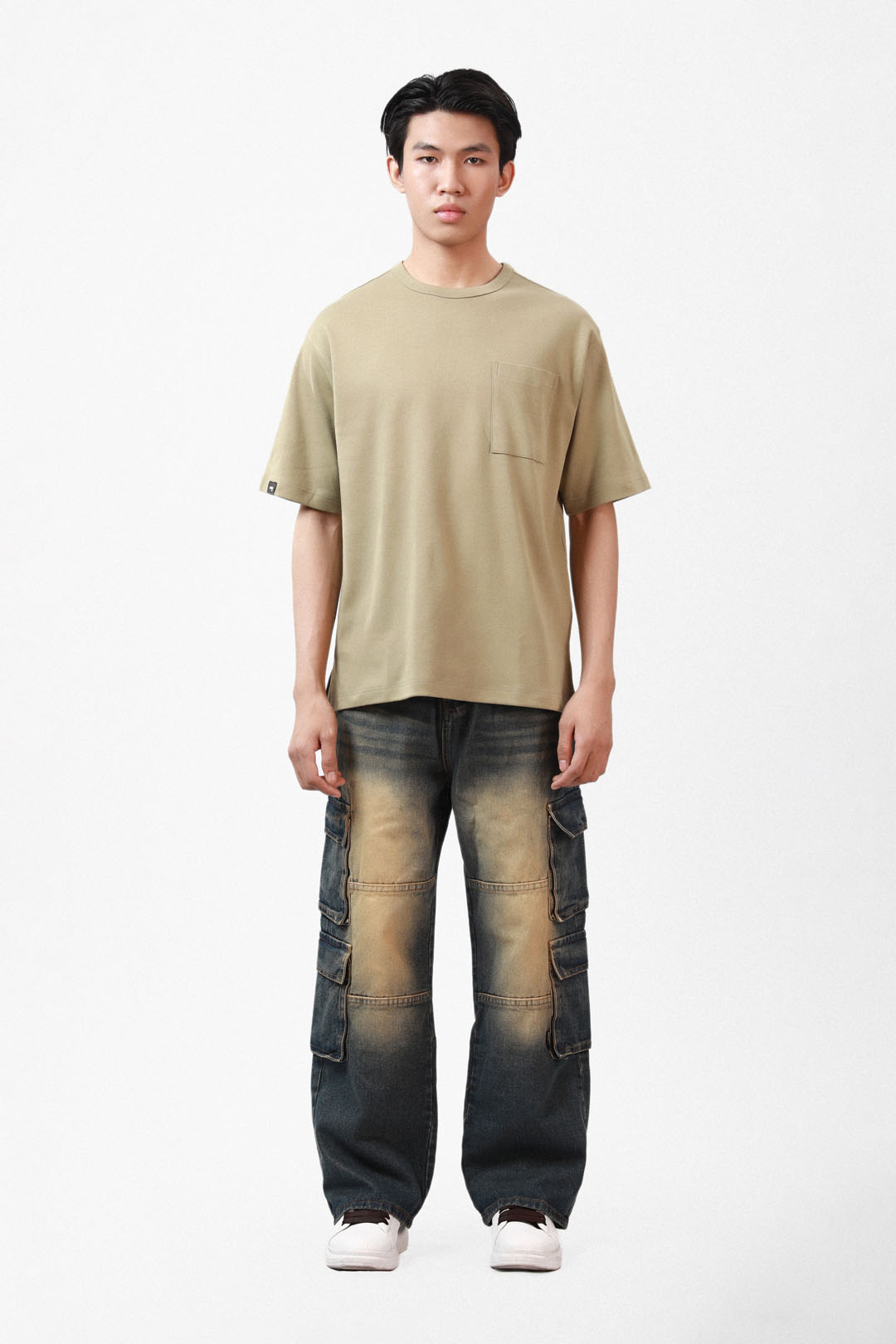 【ECRU】\"GET OFF MY BACK\" WASHED T-SHIRT [セブチ ウジ着用] WILLFULLY official web store（ウィルフリーコウシキツウハン
